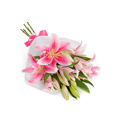 Gracious Lilies Bouquet