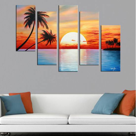 5 Piece Nature Seascape