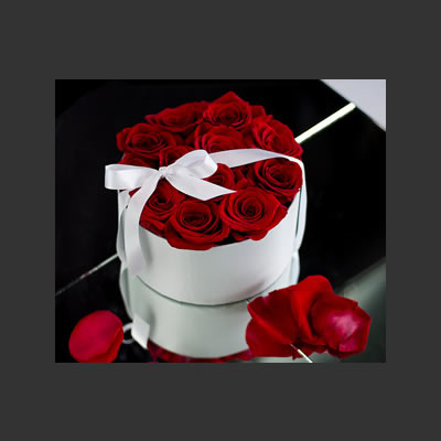 Forever Roses Hat Box