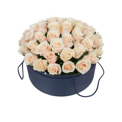 With You Hat Box Arrangement