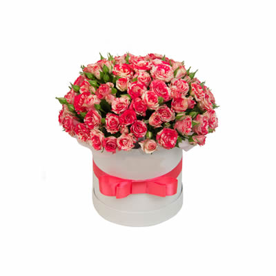 Spray Roses Hat Box